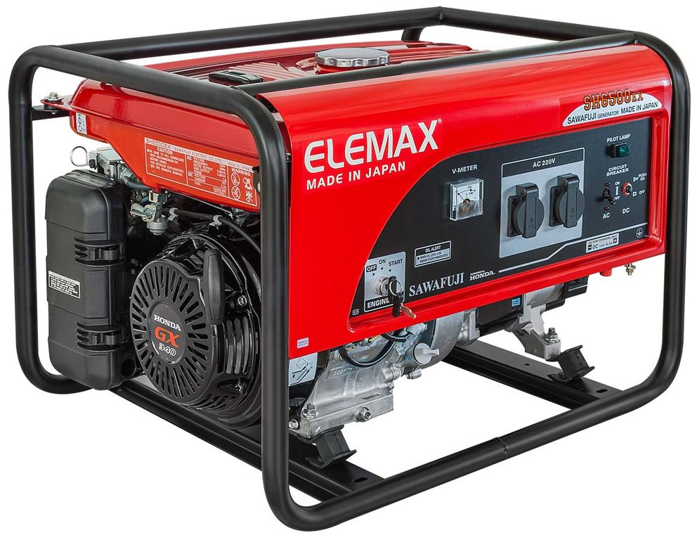 Бензиновый генератор Elemax SH 6500 EX-RS с АВР