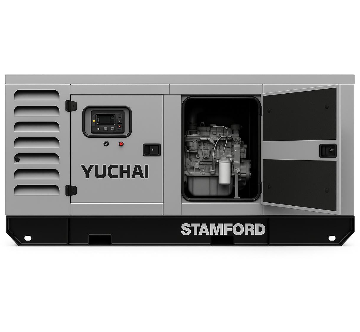 Дизельный генератор Yuchai GMP AY83 в кожухе