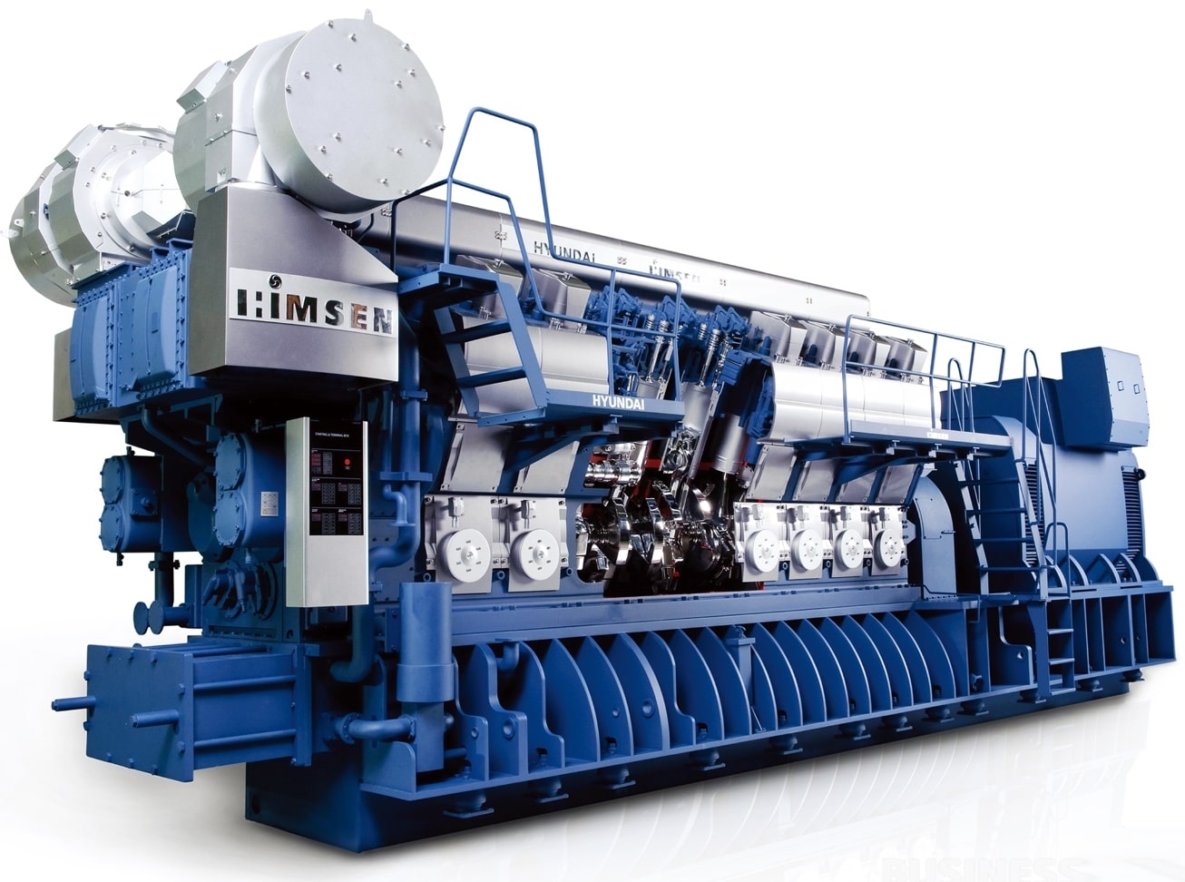 Газодизельный генератор Hyundai HiMSEN 18H35DFV