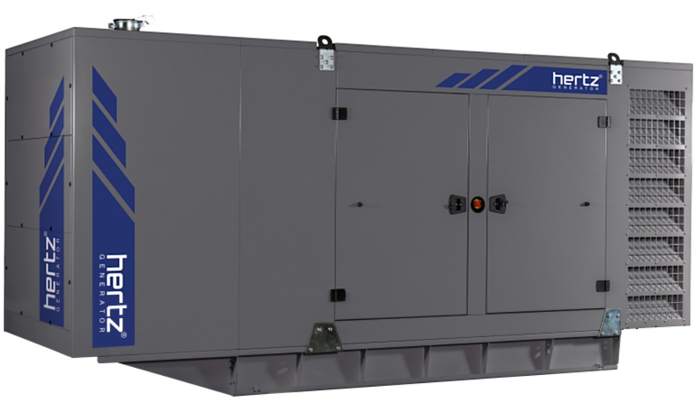 Дизельный генератор Hertz HG 730 DL в кожухе с АВР