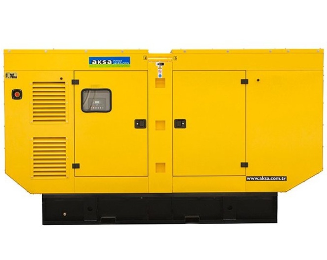 Дизельный генератор Aksa APD-450A в кожухе с АВР