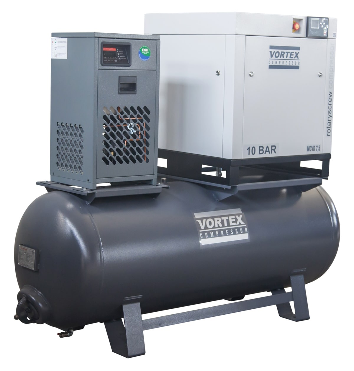 Винтовой компрессор Vortex MCVD 4/200L 7.5 бар