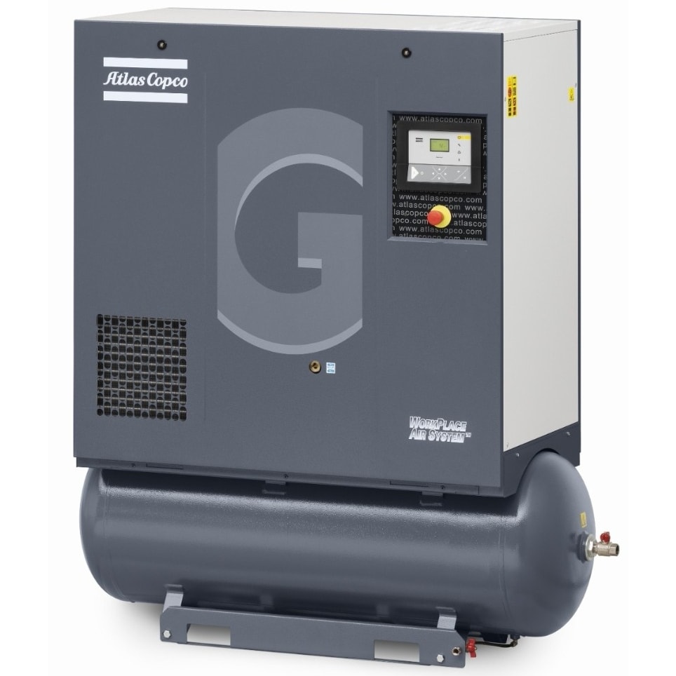 Винтовой компрессор Atlas Copco GA 11 13 FF с ресивером