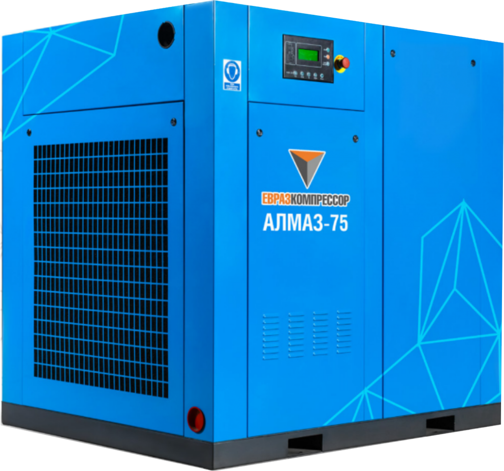 Винтовой компрессор Евразкомпрессор Алмаз 75 10