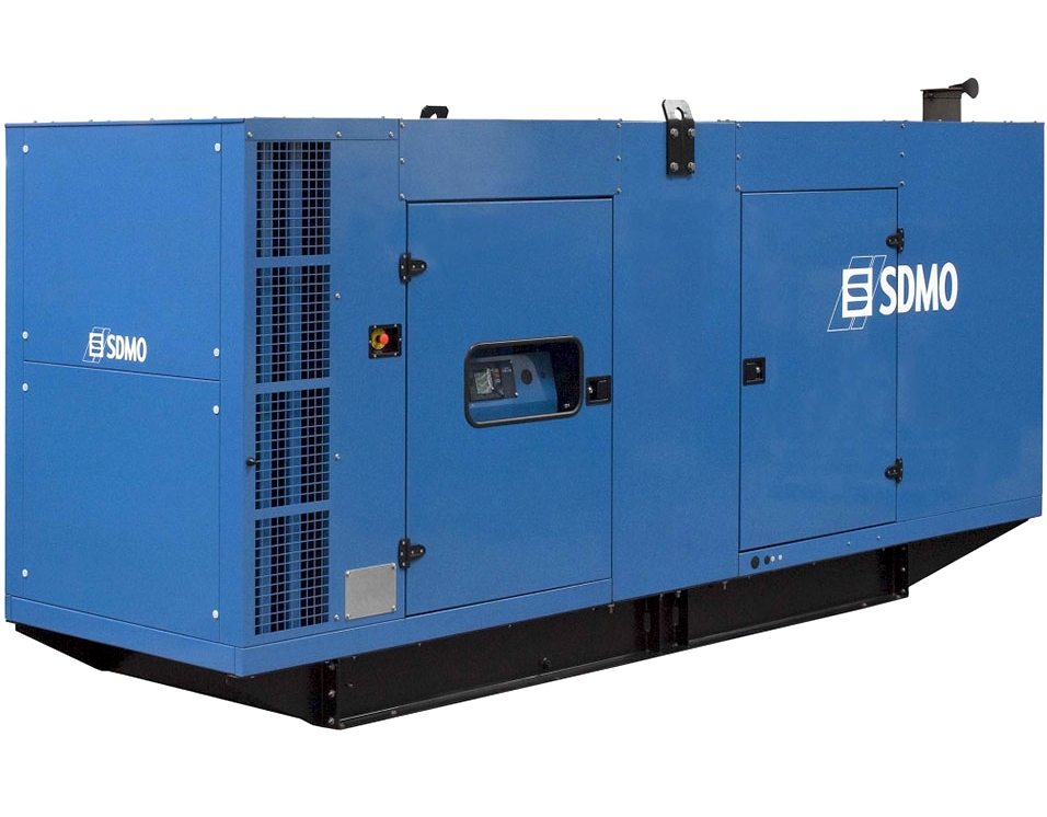 Дизельный генератор SDMO D440 в кожухе