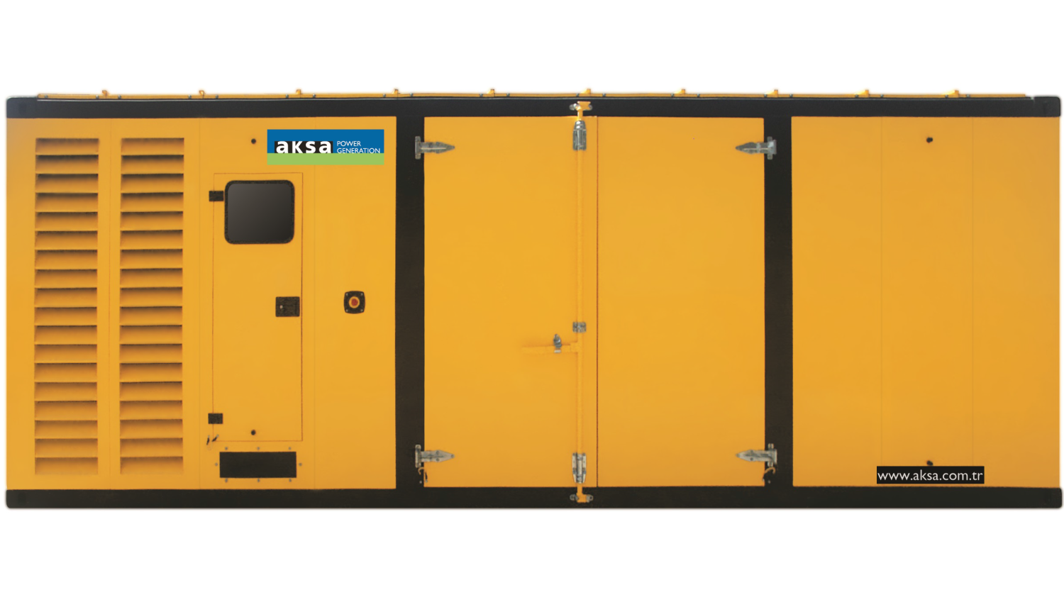 Дизельный генератор Aksa APD-1400P в кожухе