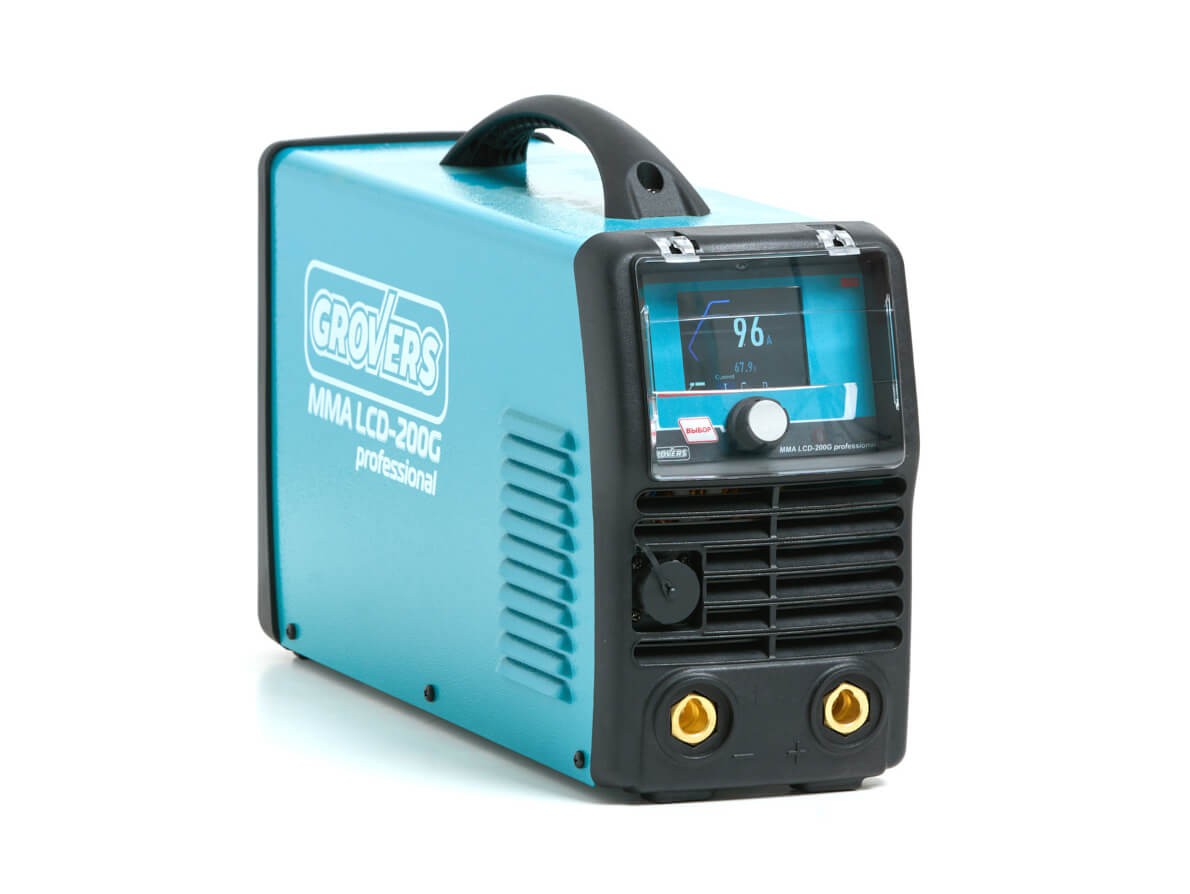 Инвертор сварочный GROVERS MMA LCD-200 G Pulse professional