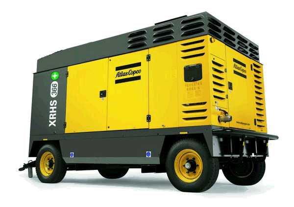 Дизельный компрессор Atlas Copco XRHS 366 CD на шасси