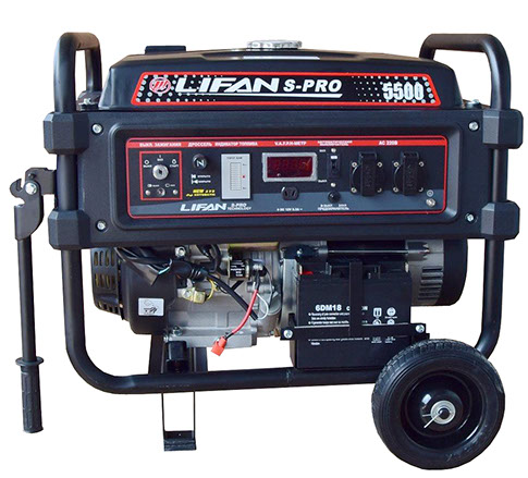 Бензиновый генератор Lifan S-PRO 5500