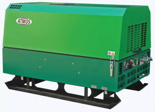 Дизельный компрессор Atmos PDP 65 10 на салазках