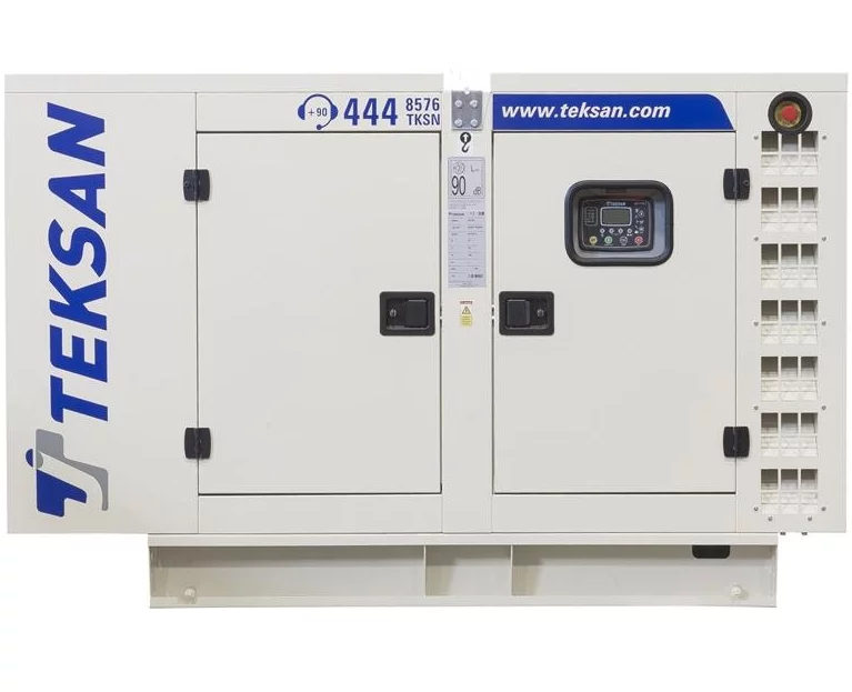 Дизельный генератор Teksan TJ10BD в кожухе