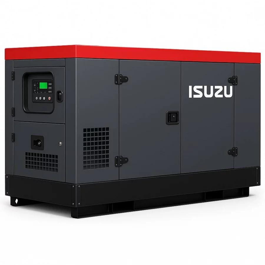 Дизельный генератор Isuzu GMP 21IA в кожухе
