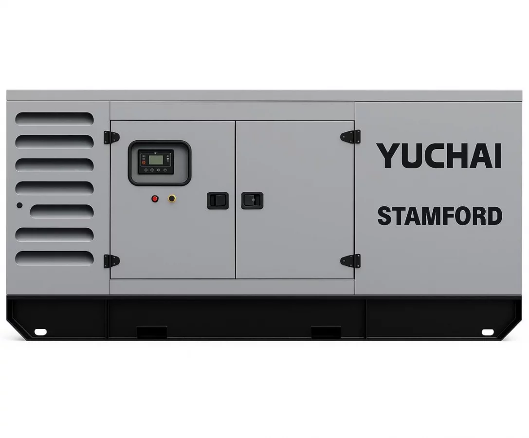 Дизельный генератор Yuchai GMP AY344 в кожухе