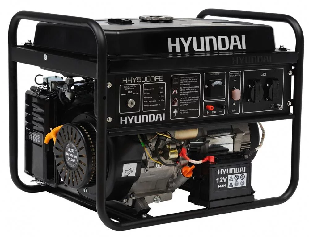 Бензиновый генератор Hyundai HHY 5000FE