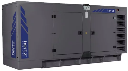 Дизельный генератор Hertz HG 440 BC в кожухе с АВР