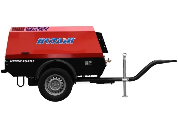 Дизельный компрессор Rotair MDVN 46P-15 на шасси