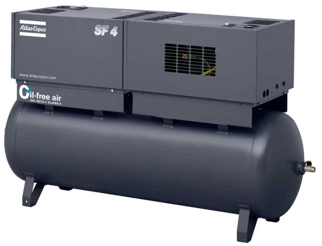 Спиральный компрессор Atlas Copco SF8 10P SKID TWIN (500l)