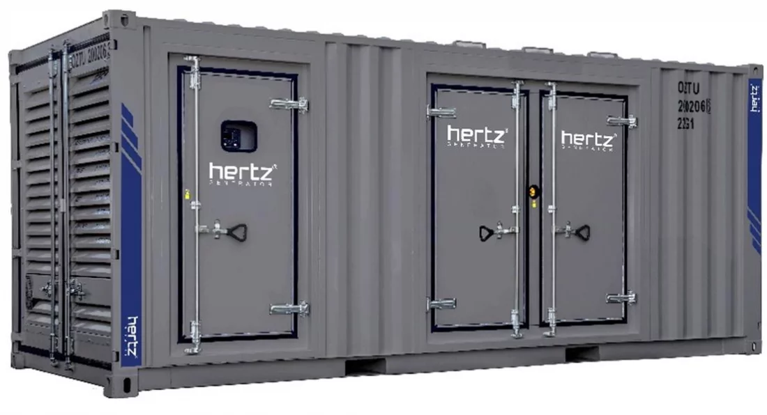 Дизельный генератор Hertz HG 1520 BC в кожухе