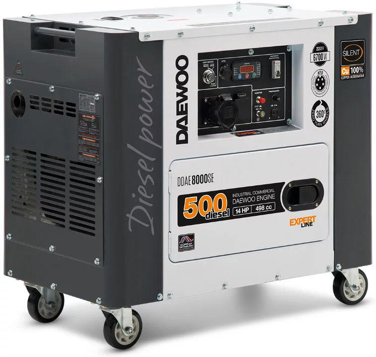 Дизельный генератор Daewoo DDAE 8000SE с АВР