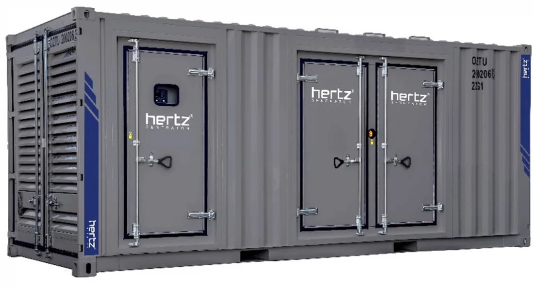 Дизельный генератор Hertz HG 914 BC в кожухе с АВР