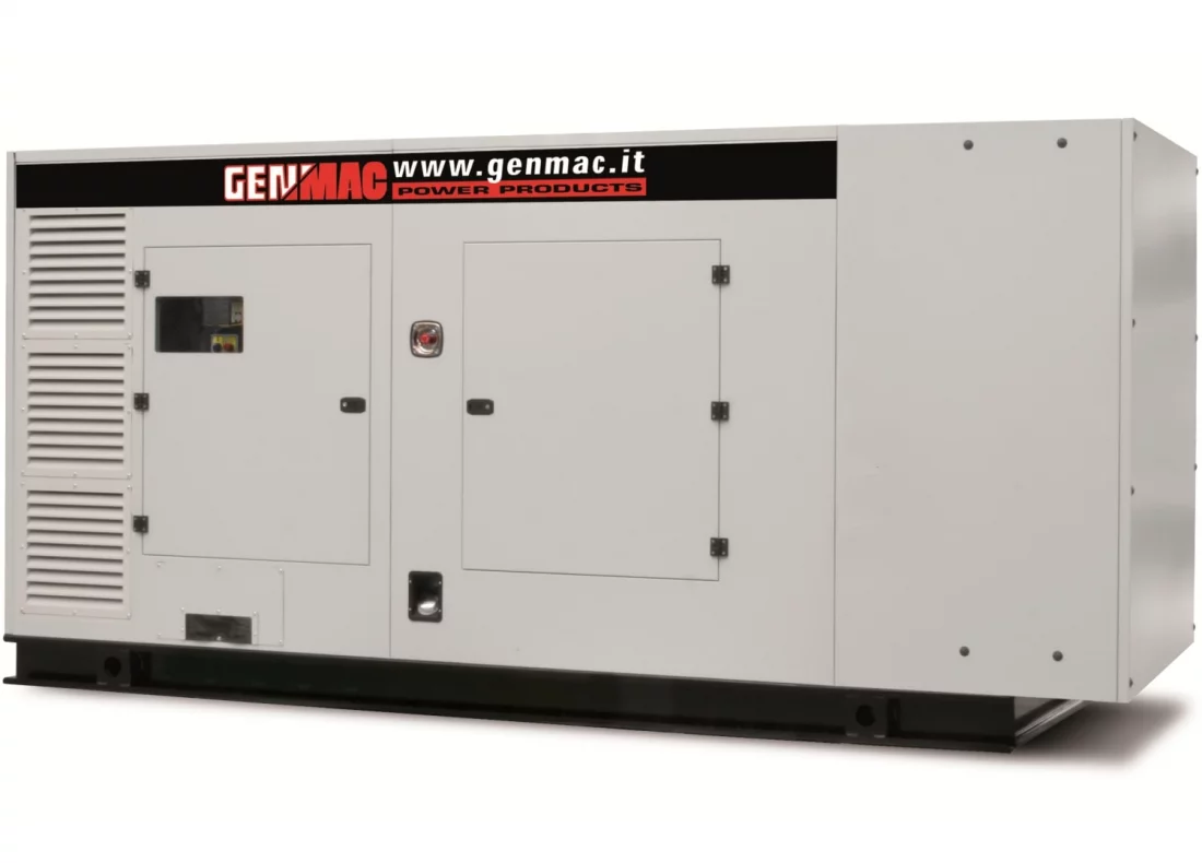 Дизельный генератор Genmac G500PS в кожухе с АВР
