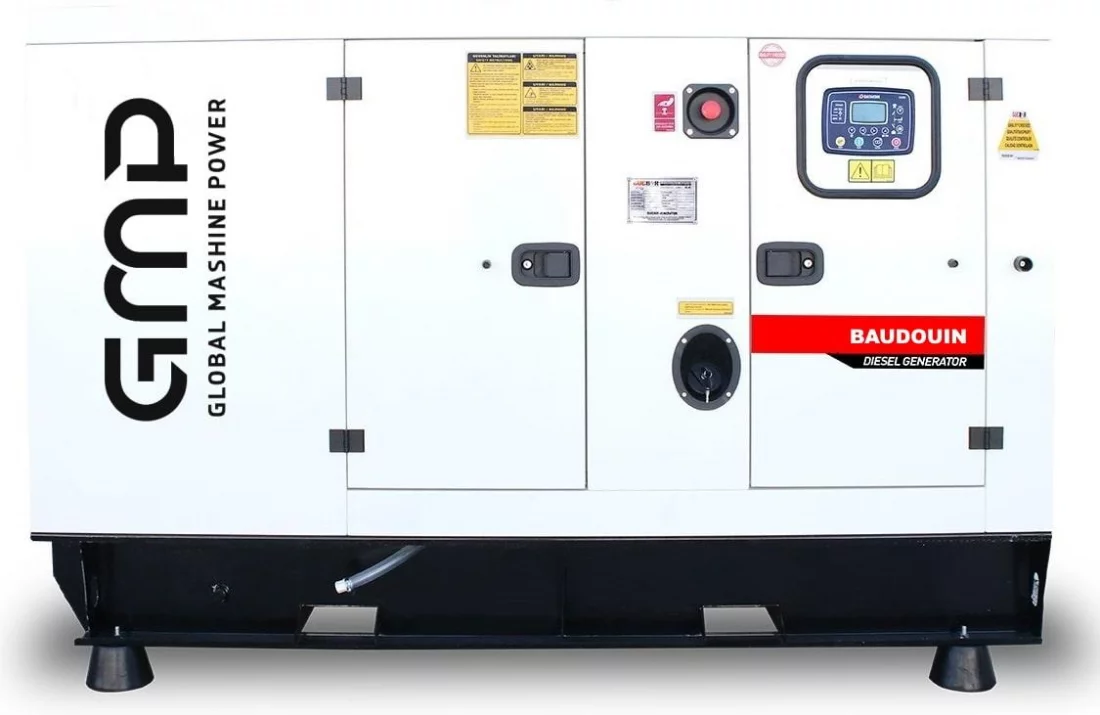 Дизельный генератор Baudouin GMP 44BM в кожухе