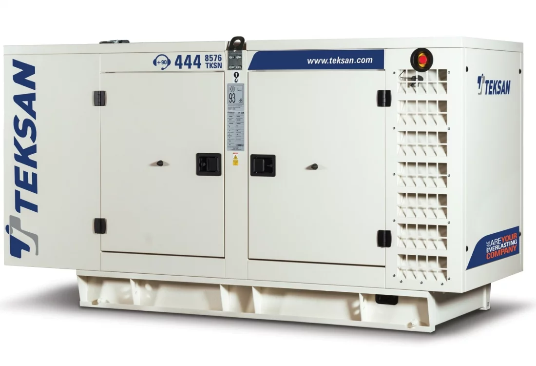 Дизельный генератор Teksan TJ25BD-1 в кожухе