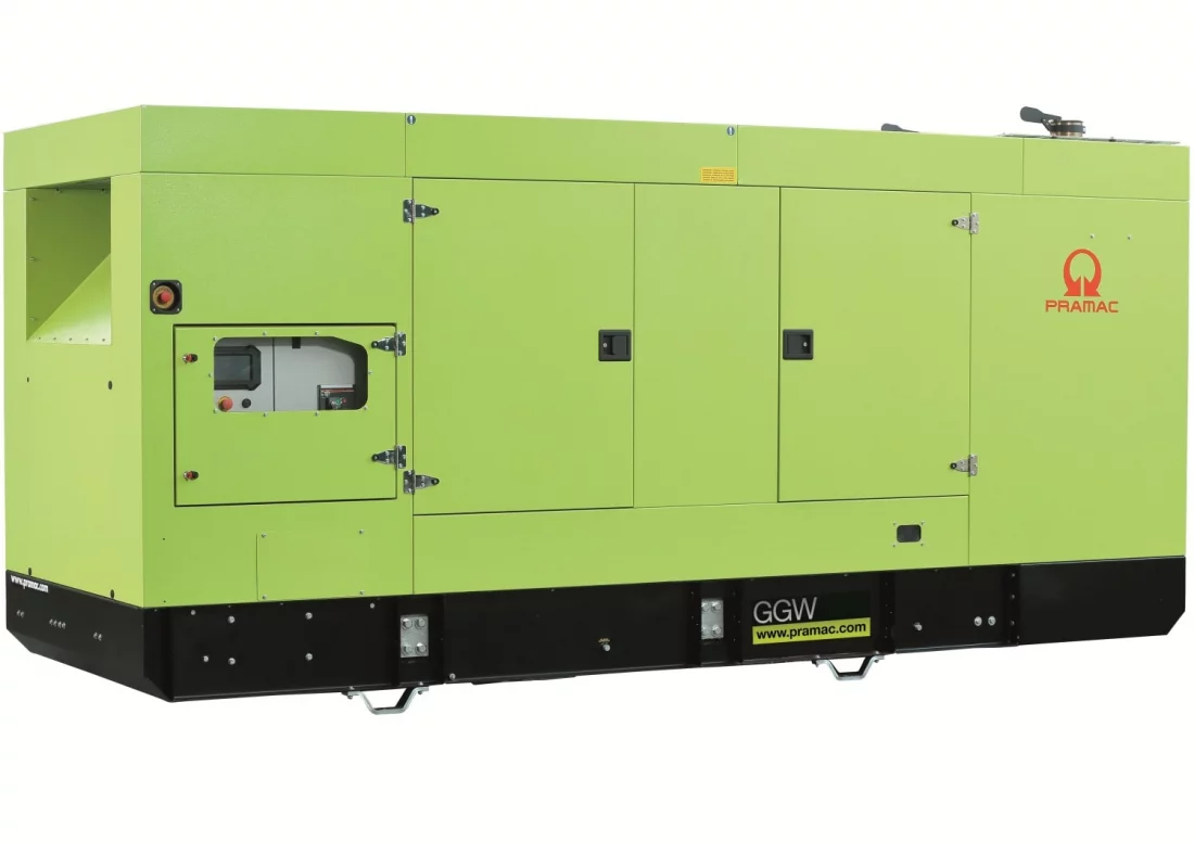 Газовый генератор Pramac GGW625MA в кожухе с АВР