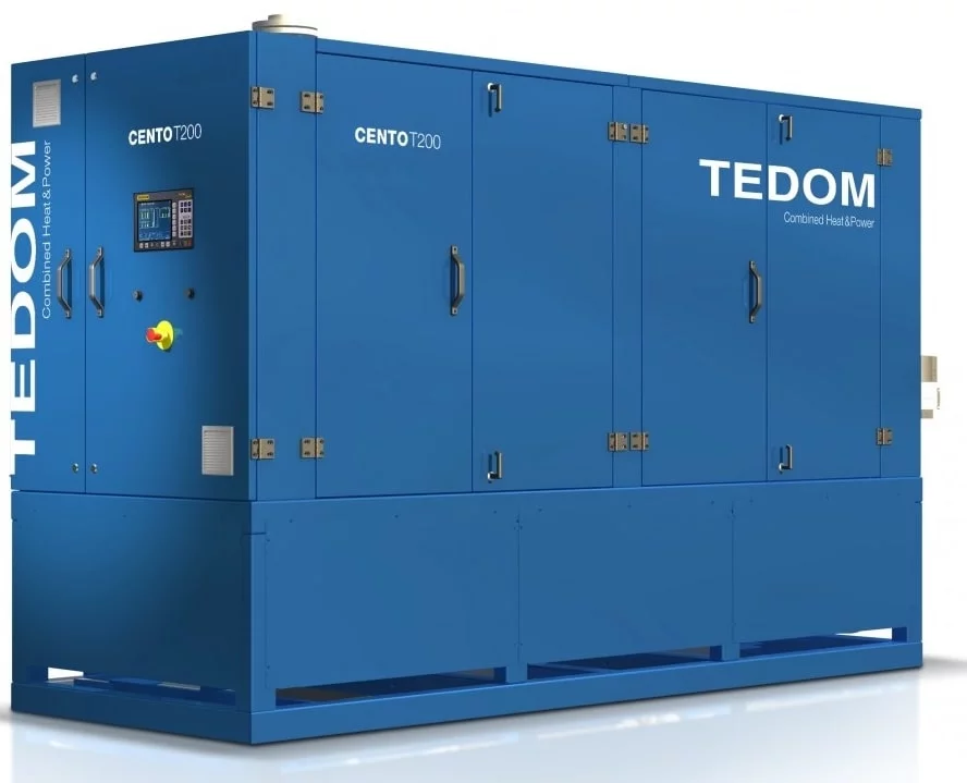 Газовый генератор Tedom Cento T160 в кожухе