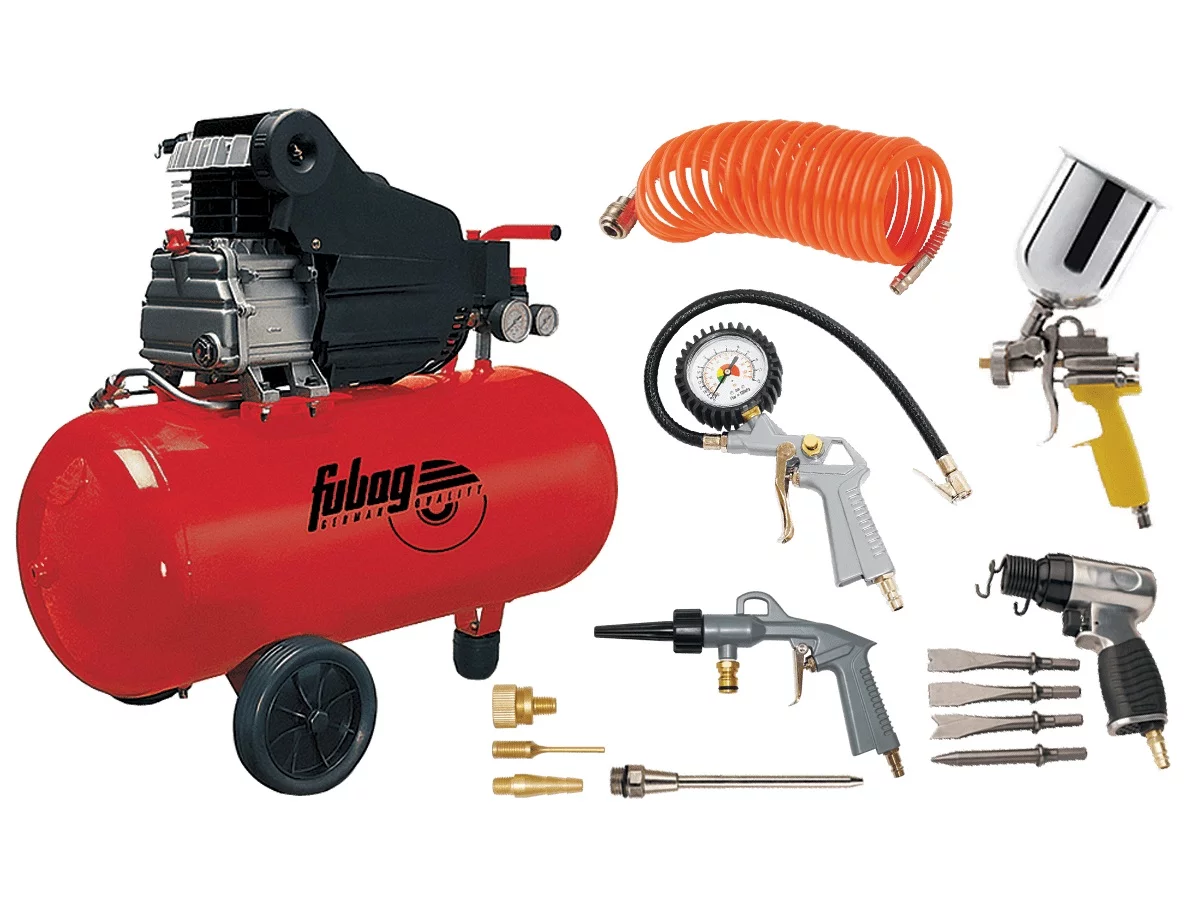 Поршневой компрессор Fubag Craftsman Set DC 2.5/50 + 7 предметов