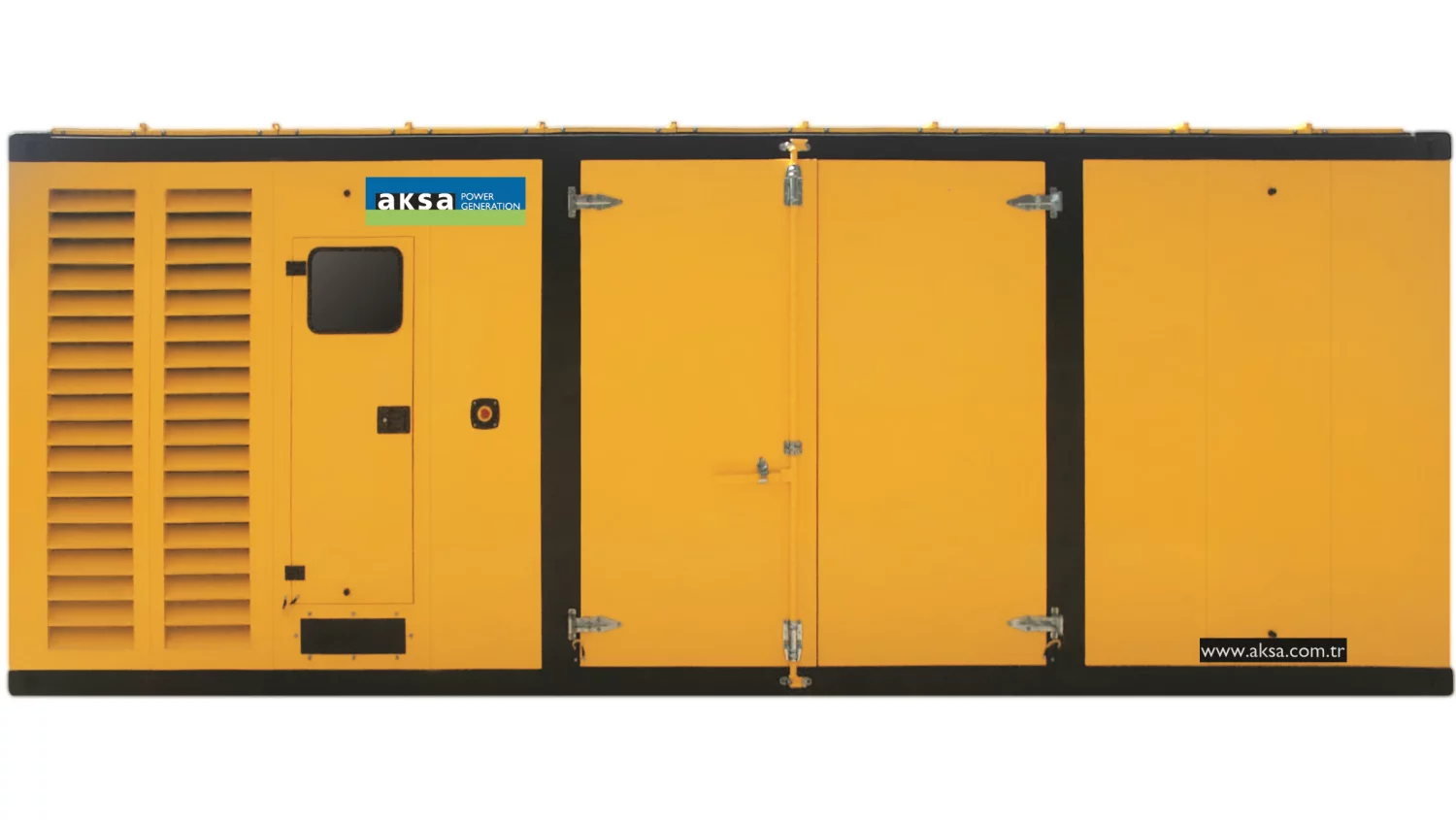 Дизельный генератор Aksa APD-1250P в кожухе с АВР