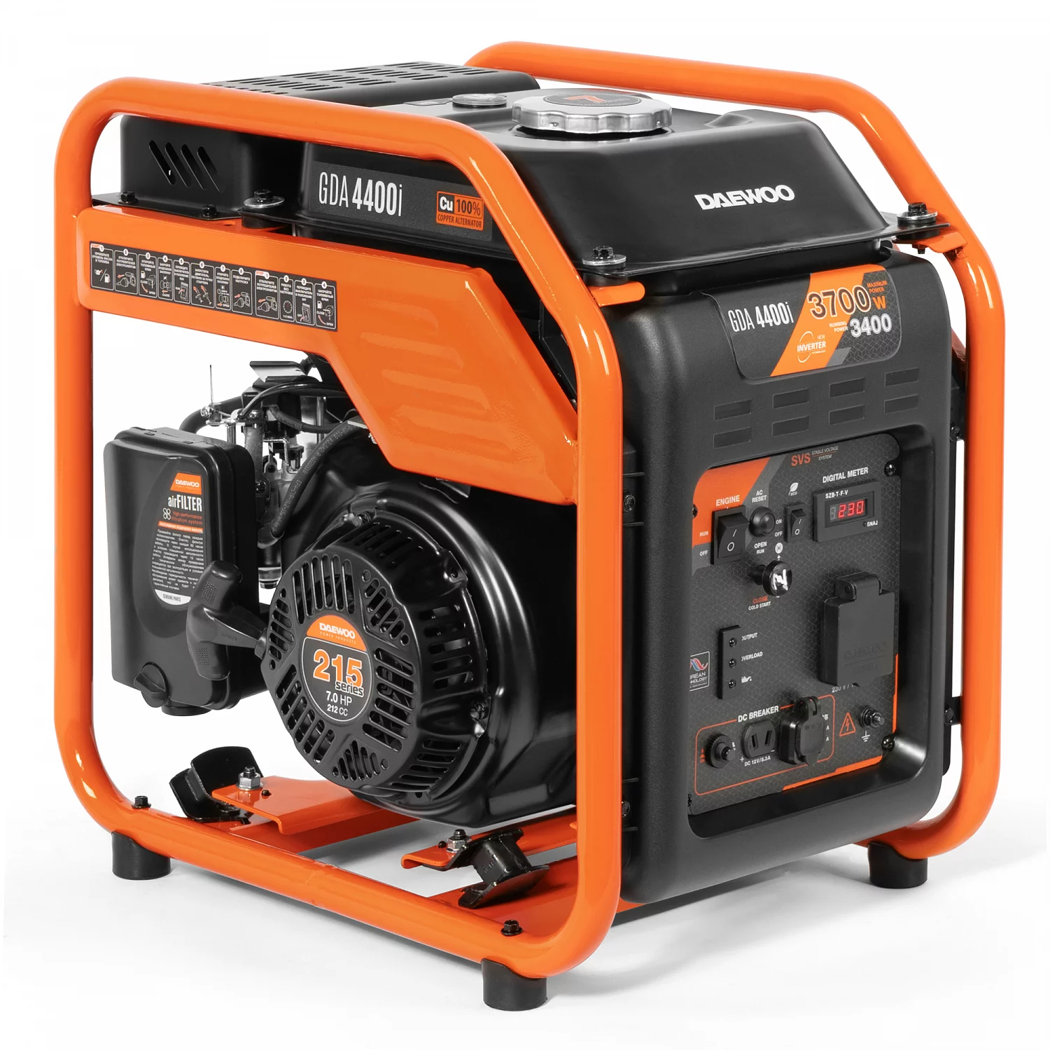 Бензиновый инверторный генератор Daewoo GDA 4400i