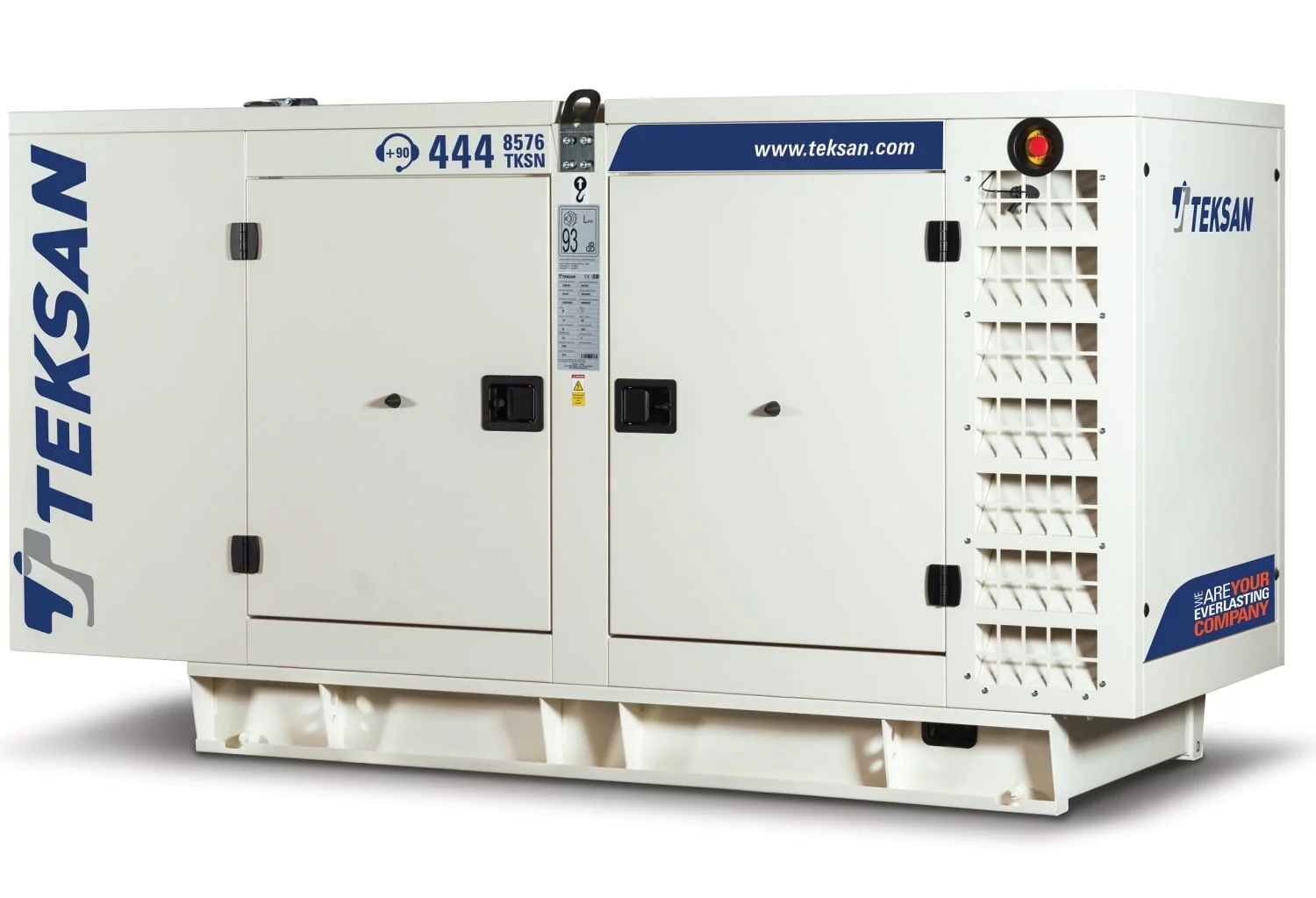 Дизельный генератор Teksan TJ35BD-1 в кожухе