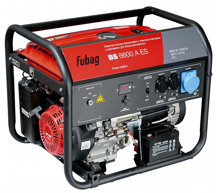 Бензиновый генератор Fubag BS 6600 А ES
