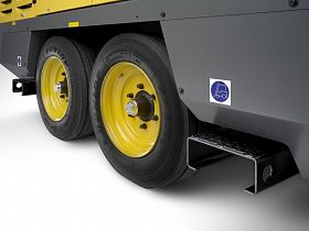 Дизельный компрессор Atlas Copco XATS 487 CD на шасси — фото 7