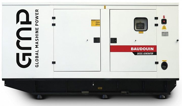 Дизельный генератор Baudouin GMP 500BM в кожухе