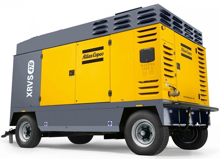 Дизельный компрессор Atlas Copco XAS 746 CD на шасси