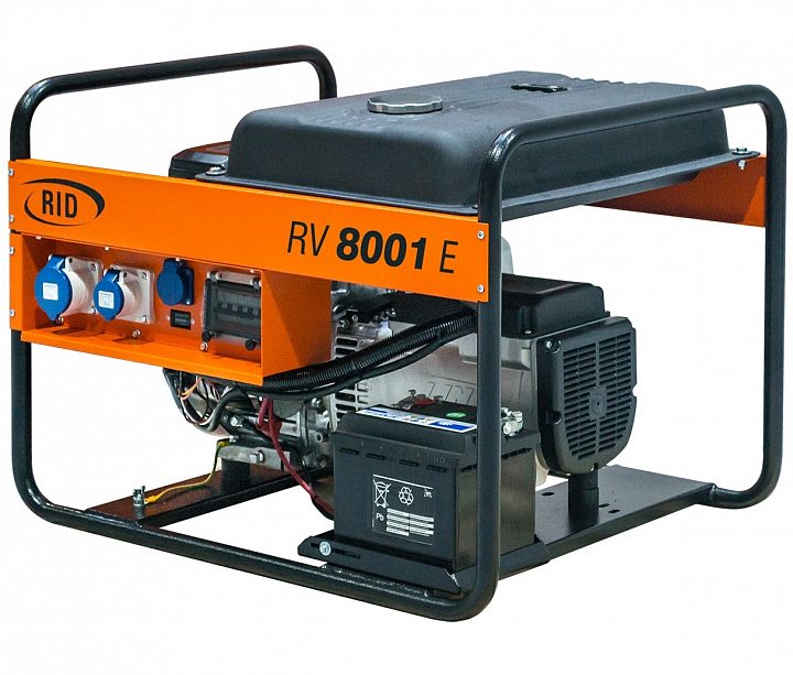 Бензиновый генератор RID RV 8001 E с АВР