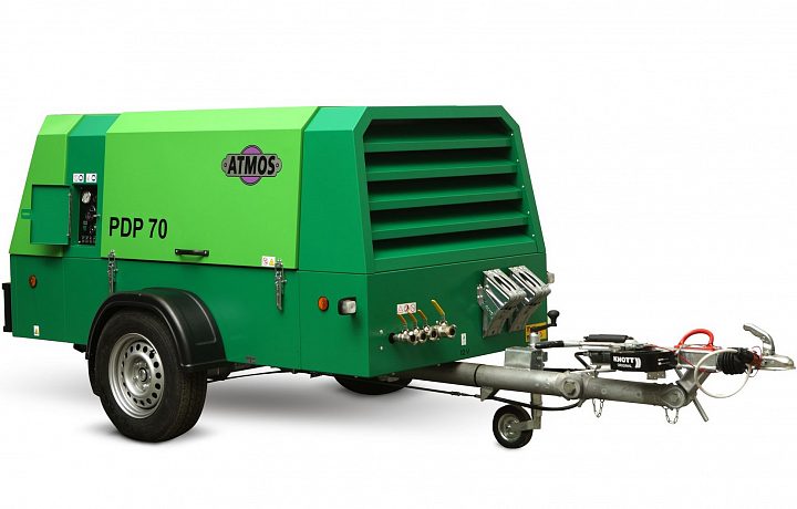 Дизельный компрессор Atmos PDP 65 10 регул без тормоза