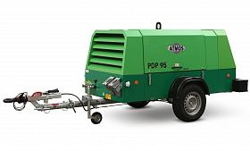 Дизельный компрессор Atmos PDP 95 7 фикс с тормозом — фото 3