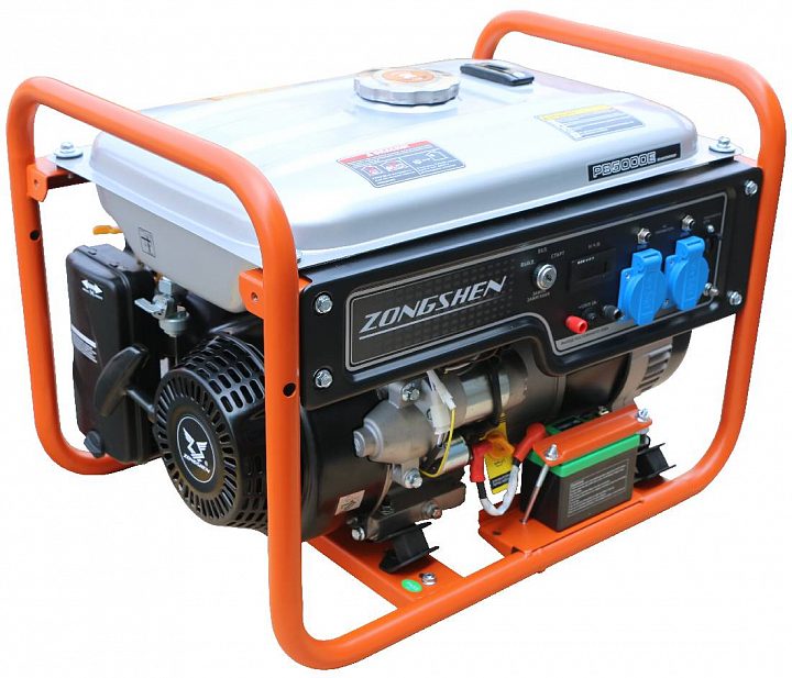 Бензиновый генератор Zongshen PB 5000 E с АВР