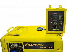Дизельный генератор Champion DG6501ES+ATS — фото 3