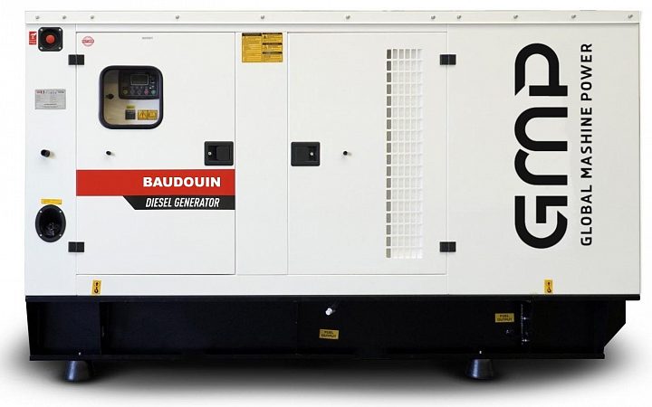 Дизельный генератор Baudouin GMP 165BM в кожухе