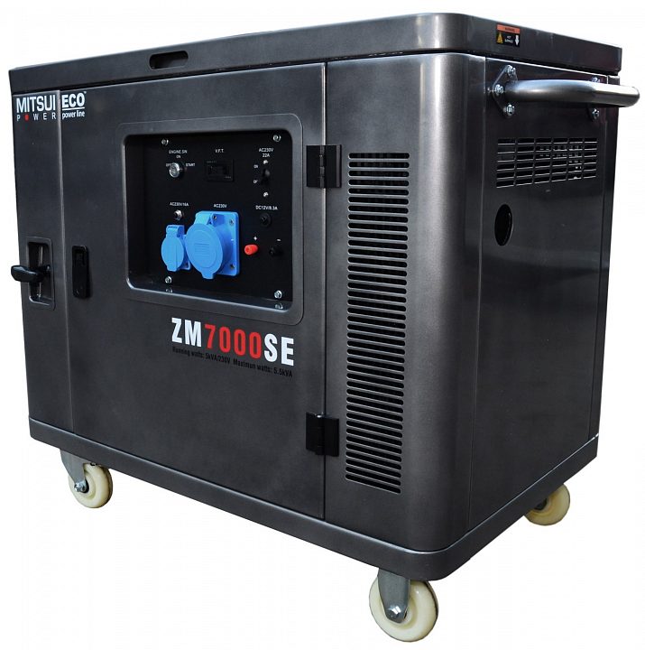 Бензиновый генератор Mitsui Power ZM 7000 SE с АВР
