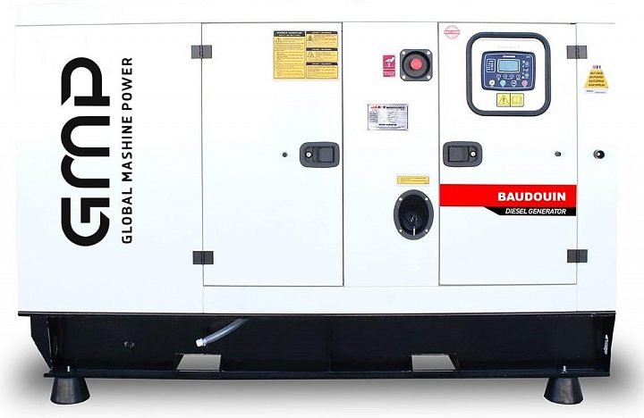 Дизельный генератор Baudouin GMP 35BM в кожухе