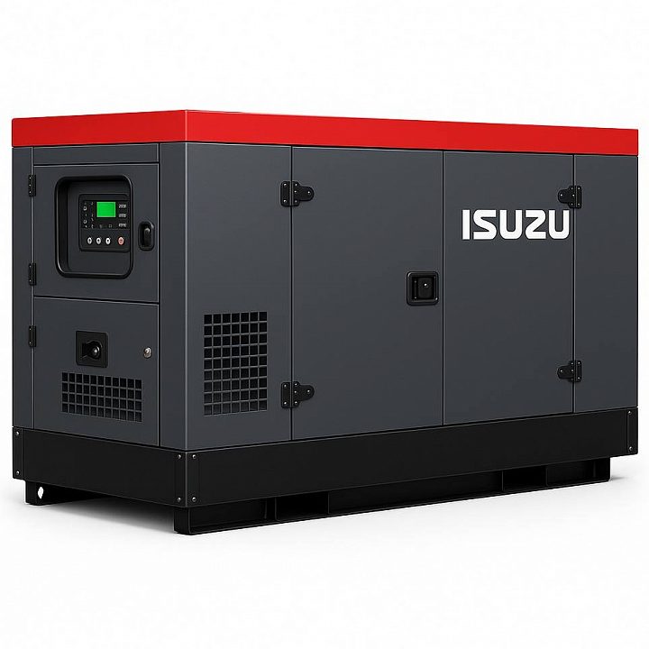 Дизельный генератор Isuzu GMP 55IA в кожухе