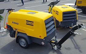 Дизельный компрессор Atlas Copco XAS 88 KD на шасси — фото 8