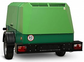 Дизельный компрессор Dalgakiran PDP 65-10 (регул с тормозом) — фото 4