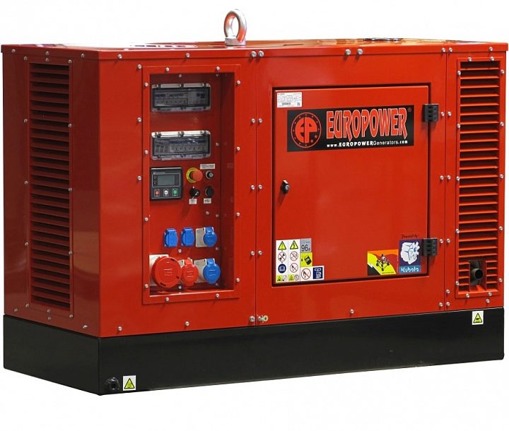 Дизельный генератор EuroPower EPS 333 TDE с подогревом с АВР