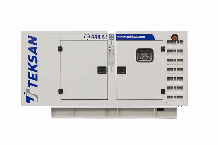 Дизельный генератор Teksan TJ110PE в кожухе
